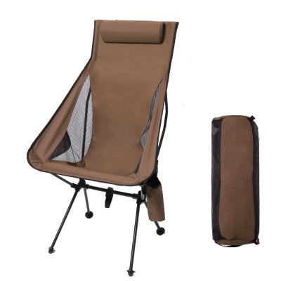 China Modern Camping Furniture Moon Ultralight Chair High Load Fishing Chair Folding Camping Chair for sale