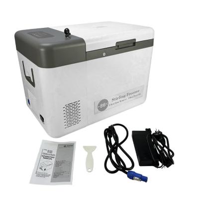 China Portable 25L Ultra Low Temperature Vaccine Transport Freezer -86C for Medical Systems for sale