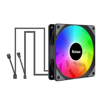 China Hot Sale 120mm 5V 3 PIN CPU Cooler ARGB Fan Aura Sync Quiet PWM Controllable PC Case Computer Case Fan Computer Cooling PWM Fan for sale