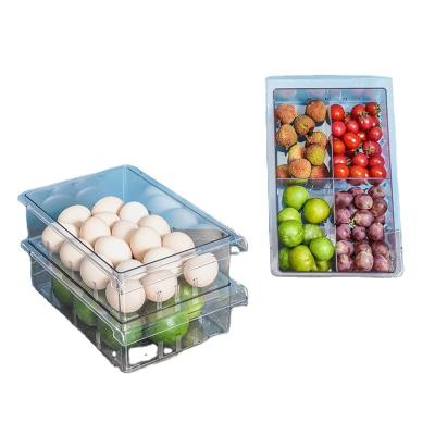 China Sustainable High Quality Universal Plastic Refrigerator Storage Box For Home Use for sale