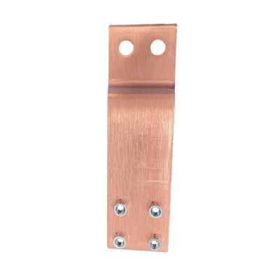 China Nonferrous metal busbar assembly electrical busbar copper copper 21700 battery copper braid busbars for power shunt for sale