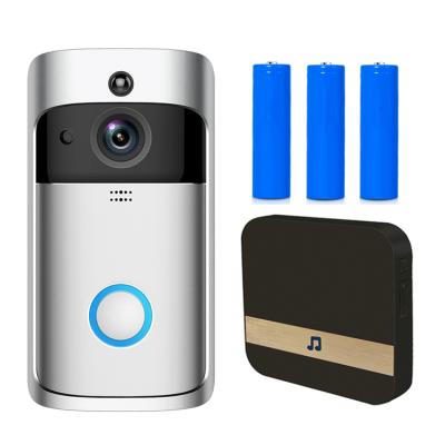 China V5 WiFi Night Vision Doorbell Camera IP 720P Ring Door Bell Video Intercom APP Infrared Visual Two Way Audio Control Modern Wireless for sale