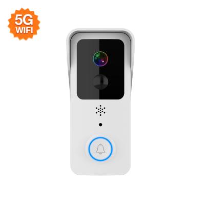 China 5G 1080p video doorbell tuya wifi door bell wireless smart ring two way audio intercom doorbell camera for sale