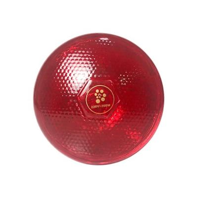 China Hard Glass Red Canvas Infrared Bulb 125 175 250 Watt Glass Bulb Suitable for Food Service Livestock Bathroom Light Therapy for sale