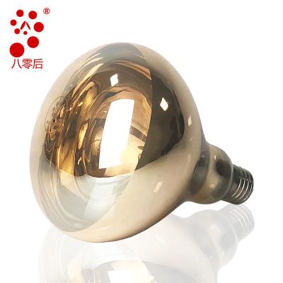 China Animals Bathroom Heat Yellow Infrared Light Bulb For Farms Bathroom Restaurant 100W 175W 150W 200W 275W E27/E26 110V/220V for sale