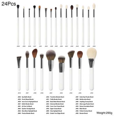 China Home.Hotel.salon 10 16 15 26 Pcs Professional Natural Goat Hair Makeup Brush Set Private Label Makeup Brushes Back Customized Make Logo for sale