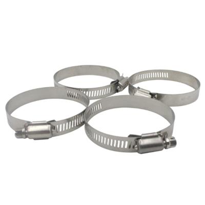 China Agriculture Hose Clamp Stainless Steel Pipe Spring American Style Clamps for sale