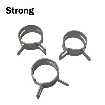 China Heavy duty current goods whlesale 65Mn spring steel pipe filter clamp pipe clamp for sale