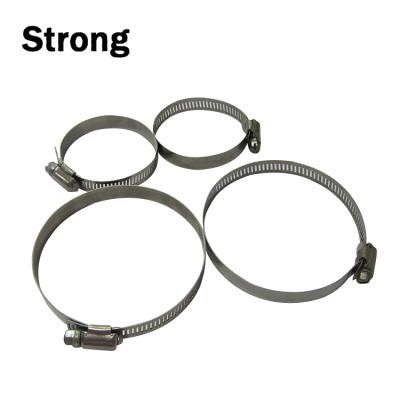 China Connection OEM Accept Dacromet Cure Worm Pipe Clamps for sale