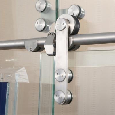 China Modern Stainless Steel Glass Door Hardware Plate Door Fit Glass Door Frameless Glass System for sale