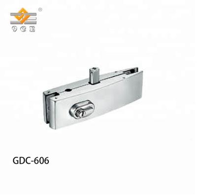 China Modern Glass Patch Fittings Door Clamp With Lock for sale