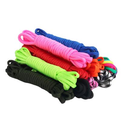 China Survivable Paracord 550 Survival Rope 7 Strands Paracord Survival 3mm 4mm Polyester Braided Paracord For Outdoor Camping for sale