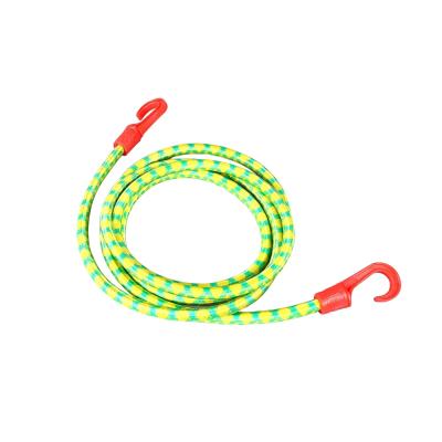 China Sustainable Factory Price Braided Elastic Nylon Luggage Packing Rope With Hook for sale