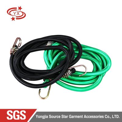 China Clothing Factory Wholesale Bicycle Luggage Round Strong Rope With Hook for sale