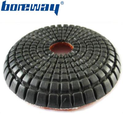 China Stone High Brightness Diamond Concave Polishing Pad for sale