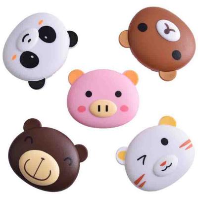 China Cute Cartoon Color Box Eye Contact Lens Case Custom Designers Wholesale Bulk Travel Portable Various for sale