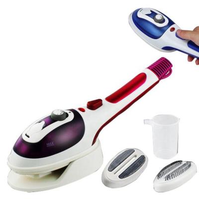 China Wholesale ABS Home Household Mini Plastic 2 Multi in 1 Portable Mini Travel Garment Electric Steam Handheld Brush Iron for sale