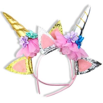 China Wholesale Multicolor Cheap Material Friendly Cartoon Christmas Halloween Headbands Girls Kids Party Unique Cute Hair Accessories for sale