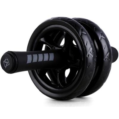 China Indoor Male Two-wheeler Muscle Strength Sports Fitness Exercise Ab Wheel Abdominal Mute Roller for sale