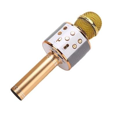 China Portable Wireless Microphone WS 858 Karaoke Microphone Speaker Home KTV Wireless Handheld Bluetoot Microphone for sale