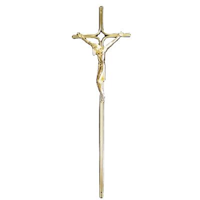 China European style D084 zamak ataud crucifijo accesorios funerarios funerario de proveedor de metal jesus crucifijo for sale