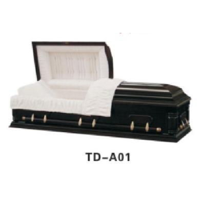 China American style F01Nice quality wood veneer caskets china casekt supplies for sale