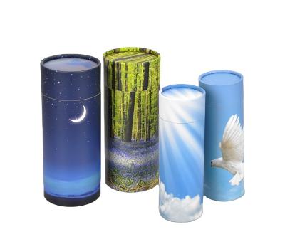 China European Style Cremation Pet Ashes Urn Biodegradable Cremation Urn For Animal Paper Funeral Urns for sale