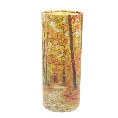 China European Style PU02 Cheap Biodegradable Cremation Urn Keepsake Pet Ashes Urn Scatter Tube Paper Funeral Urn Sample Free for sale