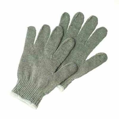 China Hot Selling Anti-smash Design White Gray Gloves Customized High Quality Working Gloves for sale