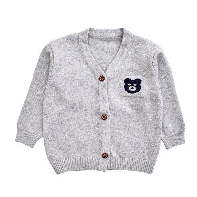 China Wholesale Breathable Baby Boy Embroidery Design Sweaters Knit Baby Cardigan Clothes for sale