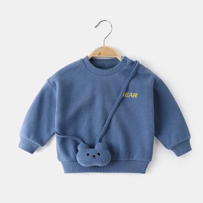 China Boys hoodie anti-shrink with bag spring and autumn new style 2021 children's clothing coat baby's hoodies for sale