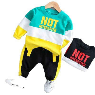 China 2020 Spring Toddler Boys Casual Dress Girls Clothes 2pcs Sport Teams Boys Suits For Boys Dress Sets for sale