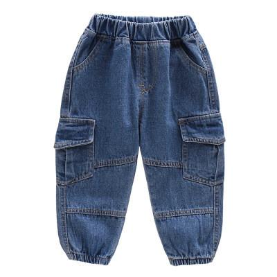 China 2020 Children's Clothing Boys Harem Cargo Pants Kids Casual Viable Jeans Boys Jeans Pants for sale