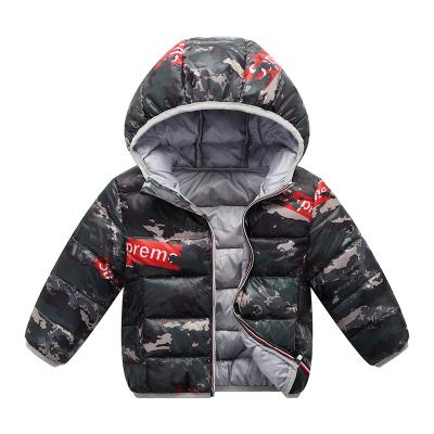 China Camouflage QUICK DRY Jacket Coat Hoodie New Arrival Winter Toddler Boys Waterproof Down Coat Jacket for sale