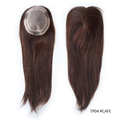 China Free Hair Factory Wholesale Qingdao Style Hair Topper PU Cut Women Fine Mono Wigs for sale