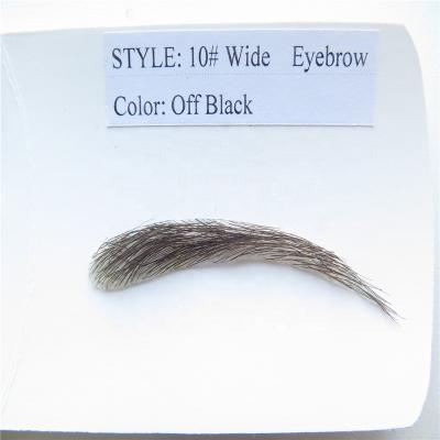 China Soft And Natural Multiple Shapes Hair Lace Up Men And Women False Eyebrow for sale