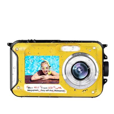 China Waterproof / Dual Screen Shockproof Waterproof 2.7K HD Video Camera and Auto-Timer Waterproof 10ft Digital Camera for sale