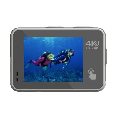 China Recording Function 2 Screen 4K Screen Action Darkroom Wifi Real Time Display Small Waterproof Sport Cam For Vlog Diving for sale