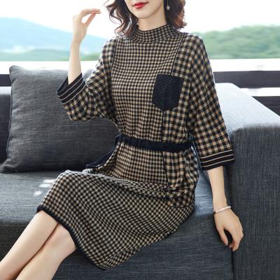 China Famous Designer Breathable Luxury Women's Brand Plus Size Women's Sweaters Loose Knit Winter Luxury Oversized Dresses For Ladies for sale