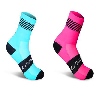 China New Custom Viable Hot Selling Colorful Riding Recycling Socks And Compression Recycling Socks for sale