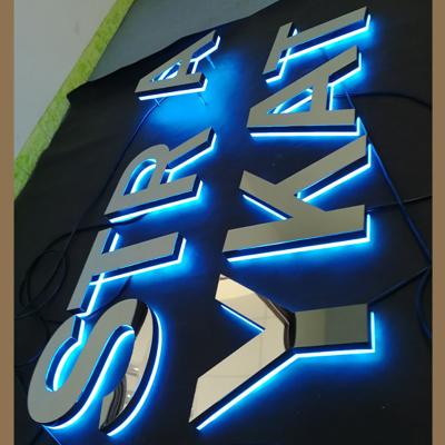 China Buildings Signs Front-lit 3D LED Business Sign Logo For Acrylic Bar Lights And Bar Signs for sale