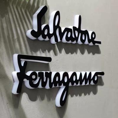 China Retail Store Low Price Not Easy To Damage Custom Metal 3d LED Signs Officee Logo for sale