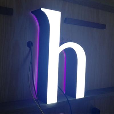 China Different Buildings Style Led Letter Acrylic Alphabet 3d Led Channel Letter Sign for sale