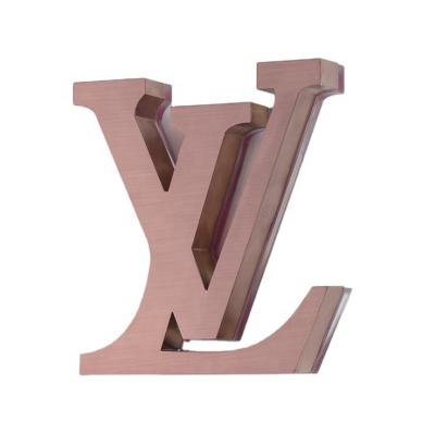 China Morden Customized Stainless Steel Metal Letters Logo LED 3D Outdoor Signs for sale