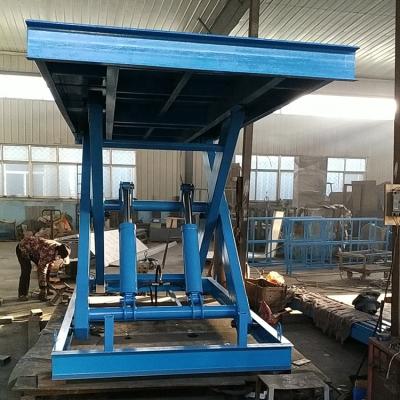 China Stationary hydraulic trusses scissor lift platform desigined by customer's requirement for sale