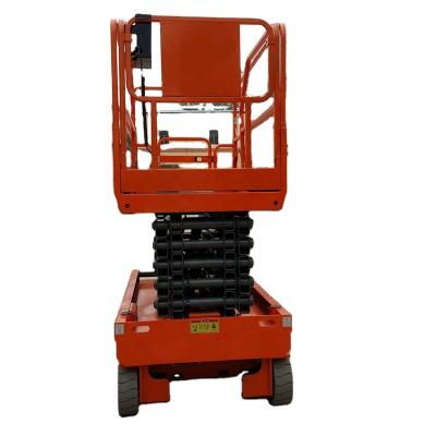 China Hotels Battery Operated Movable Electric Self Propelled Scissor Platform Table for sale