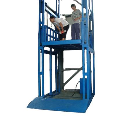 China Hotels Hydraulic Main-Rail Cargo Lift Tables Designed As Requirements for sale