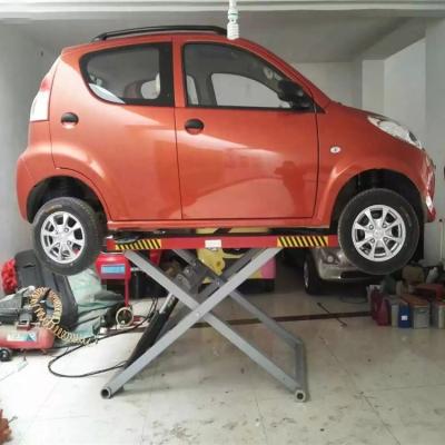 China 1.2m Car Lift 3000kgs Mid Rise Mobile Scissor Car Lift 2700kg Portable Car Lift Scissor Lift for sale