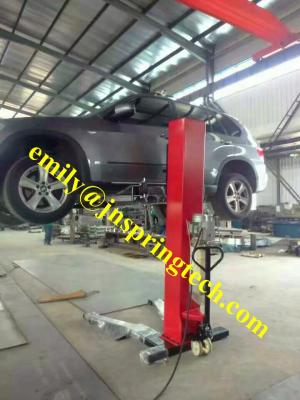 China Auto Repair Movable Single Post Car Lift Load 2.5T Lift Height 1750mm Car Briage One Post Car Lift One Columnlift for sale