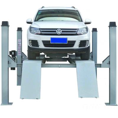 China 2019 Hot Sale Auto Repair Four Post Car Lift Used For Wheel Positioning With Loading 3500kg for sale